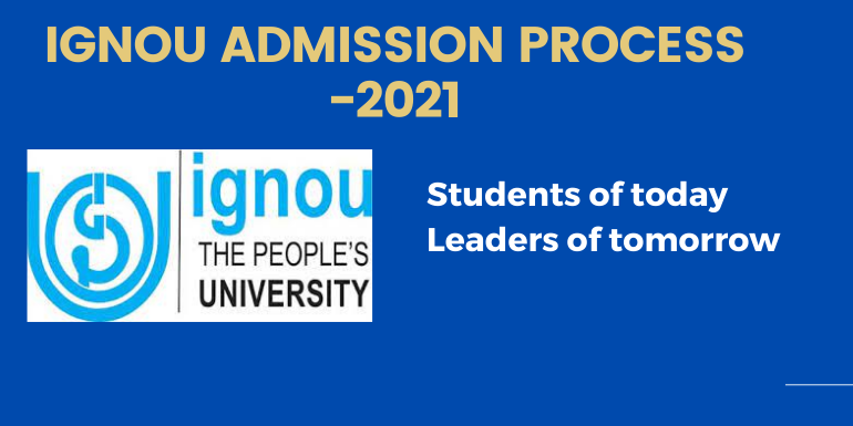 IGNOU Admission process 2021