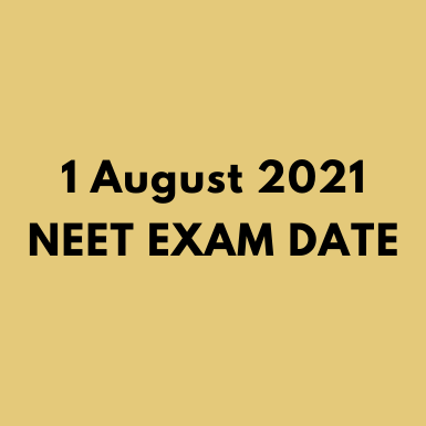 NEET exam date august