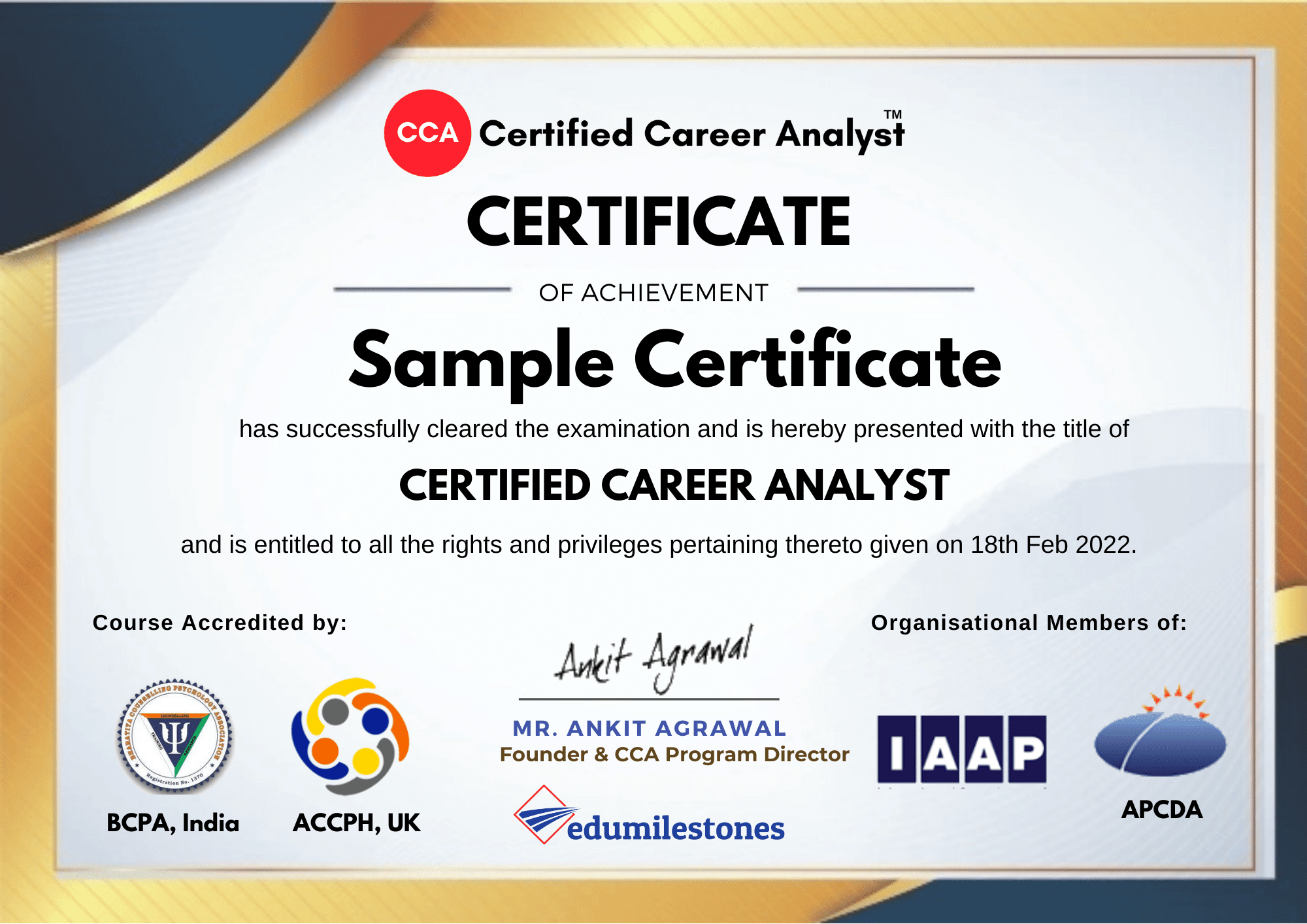 International career counsellor course Certified Career Analyst